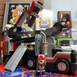 Paw Patrol Big Truck Pups - Al’s Deluxe Big Rig With Posable Al Figure + Log 🪵
